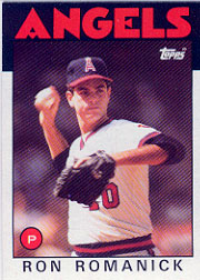 1986 Topps Baseball Cards      733     Ron Romanick